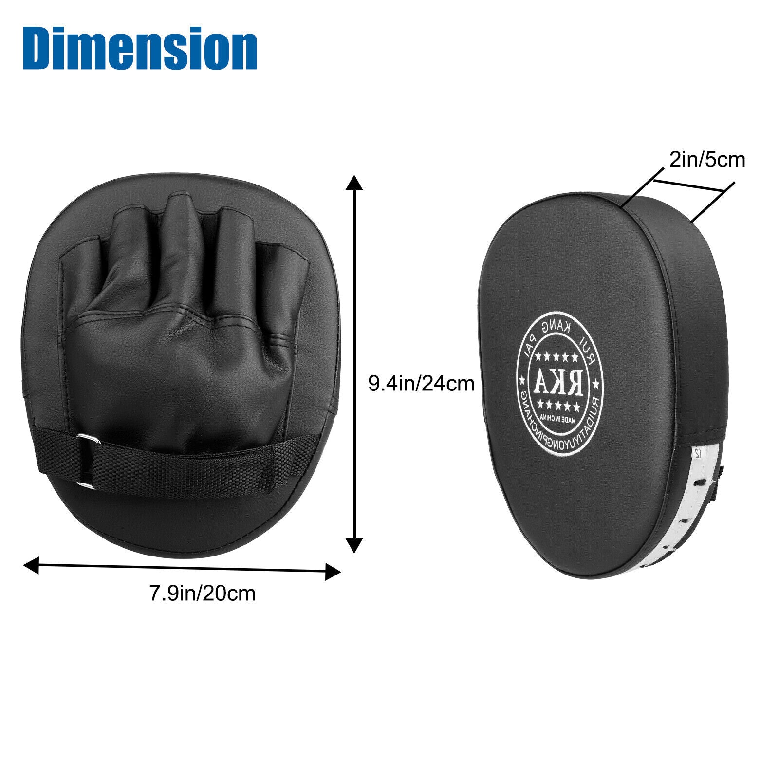 2/4PCS Boxing Punching MMA Mitts PU Gloves Target Focus Pad Gear for Kickboxing