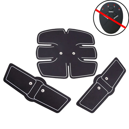 Wireless Muscle Stimulator EMS ABS Stimulation Massager Pad Body Slimming Trainer Machine Abd Exerciser Pads without Controller