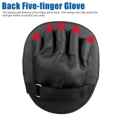 2/4PCS Boxing Punching MMA Mitts PU Gloves Target Focus Pad Gear for Kickboxing