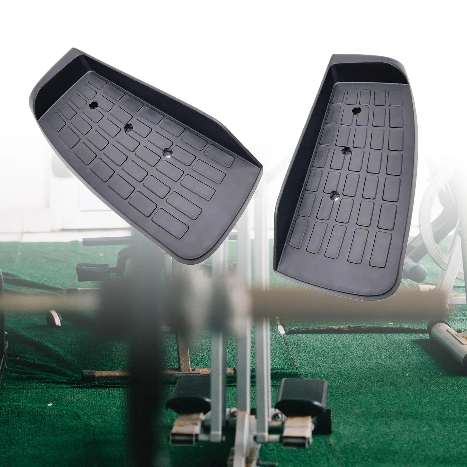 1 Pair Elliptical Machine Foot Pedals Household for Home Gym Exercise Indoor