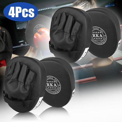 2/4PCS Boxing Punching MMA Mitts PU Gloves Target Focus Pad Gear for Kickboxing